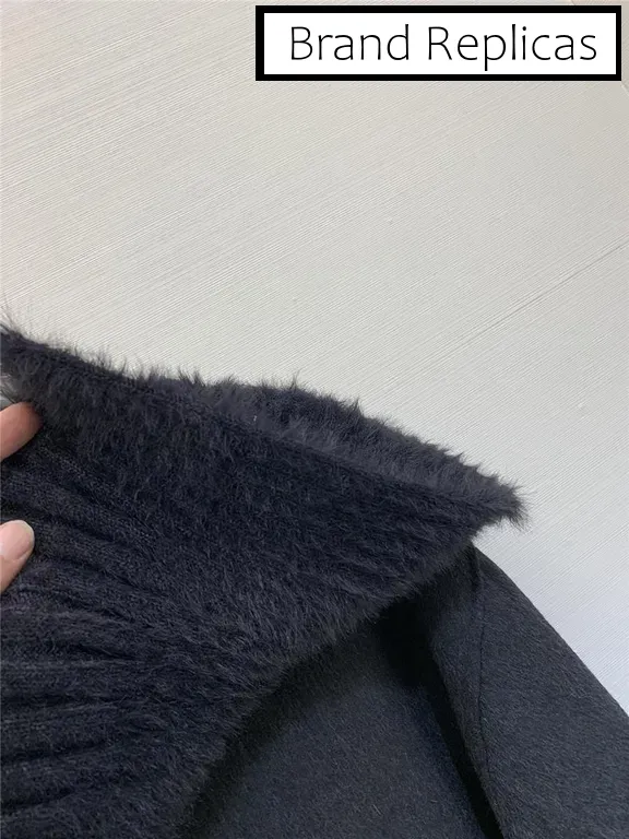 Chloé Navy collar wool coat